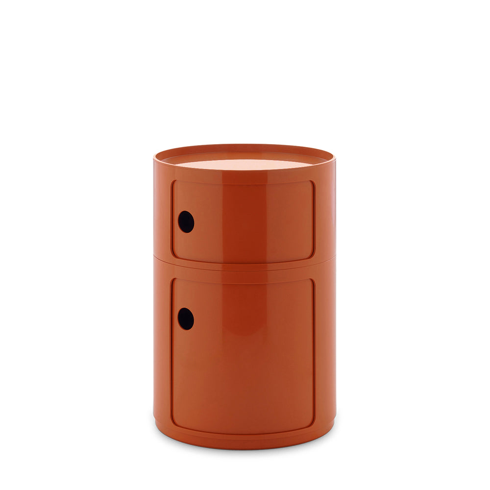 Kartell Componibili Classic Big 2 Tier Storage – Orange