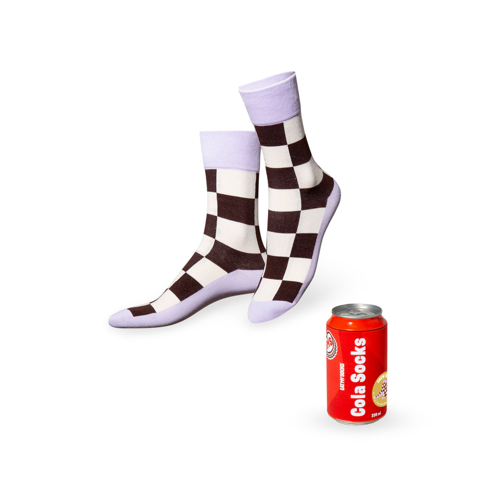 Food-Themed Crew Socks – Cola