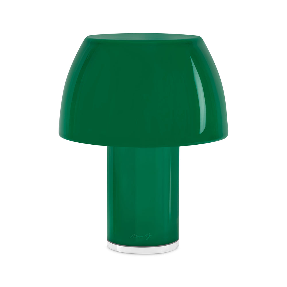Lorosae Portable Glass Table Lamp – Green