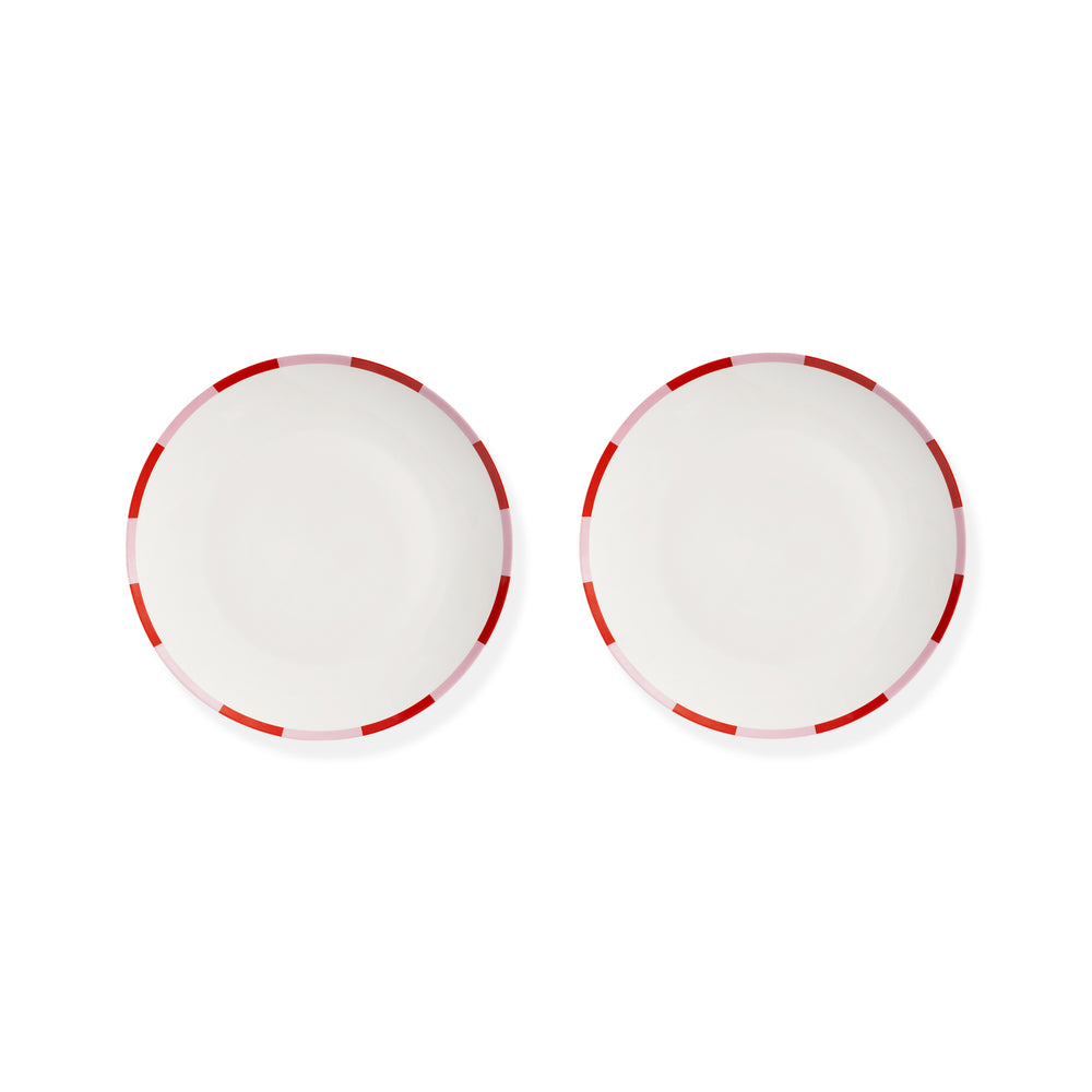 Bliss Porcelain Dinnerware – Pink