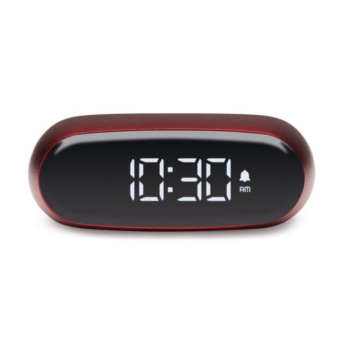 Lexon Minut Alarm Clock – Red