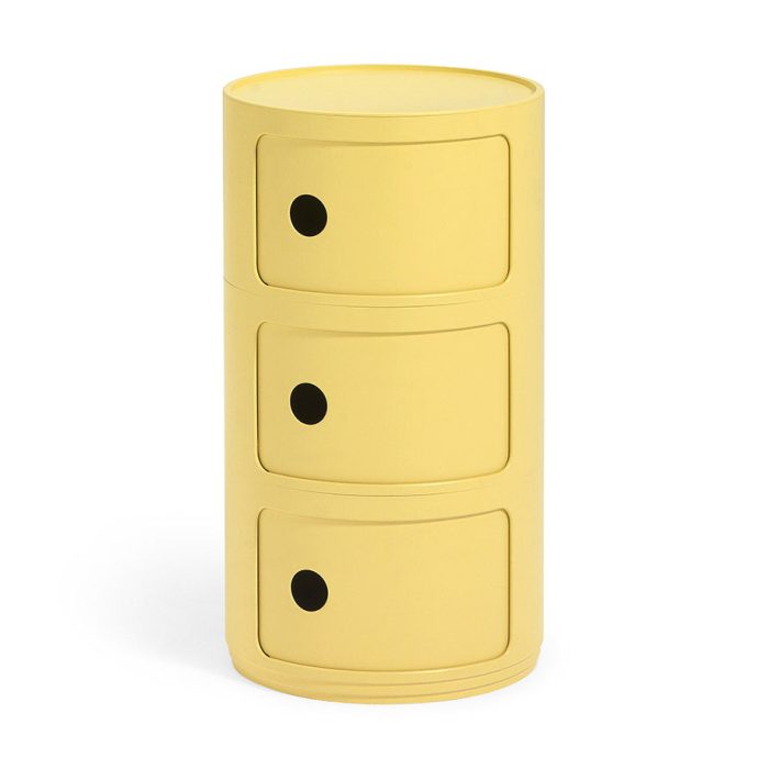 Kartell Bio Componibili 3 Tier Storage – Yellow