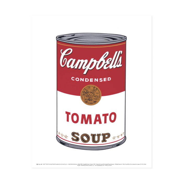 Warhol: Untitled from Campbell’s Soup Print