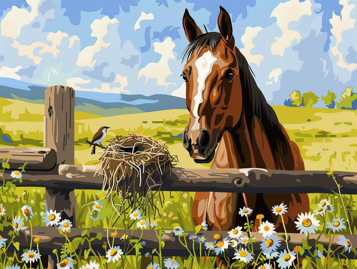 Horse and Bird Nest