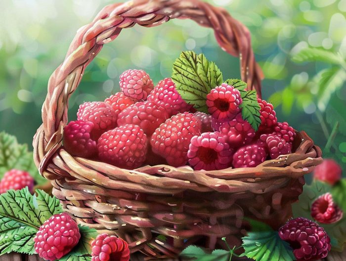 Morning Raspberry Harvest