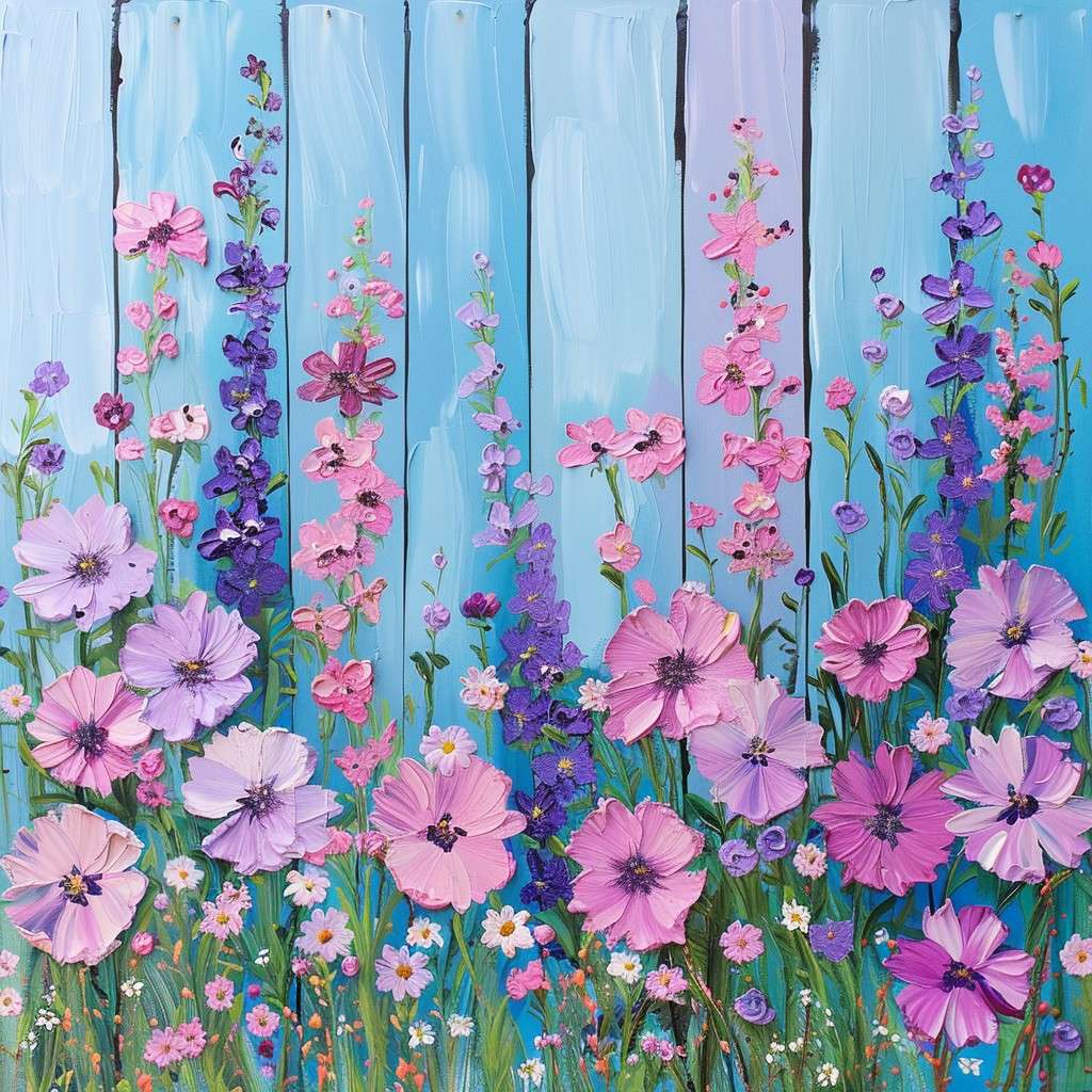 Pastel Wildflowers