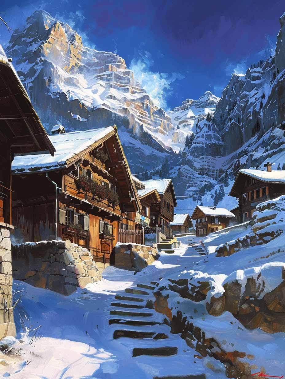 Swiss Mountain Serenity