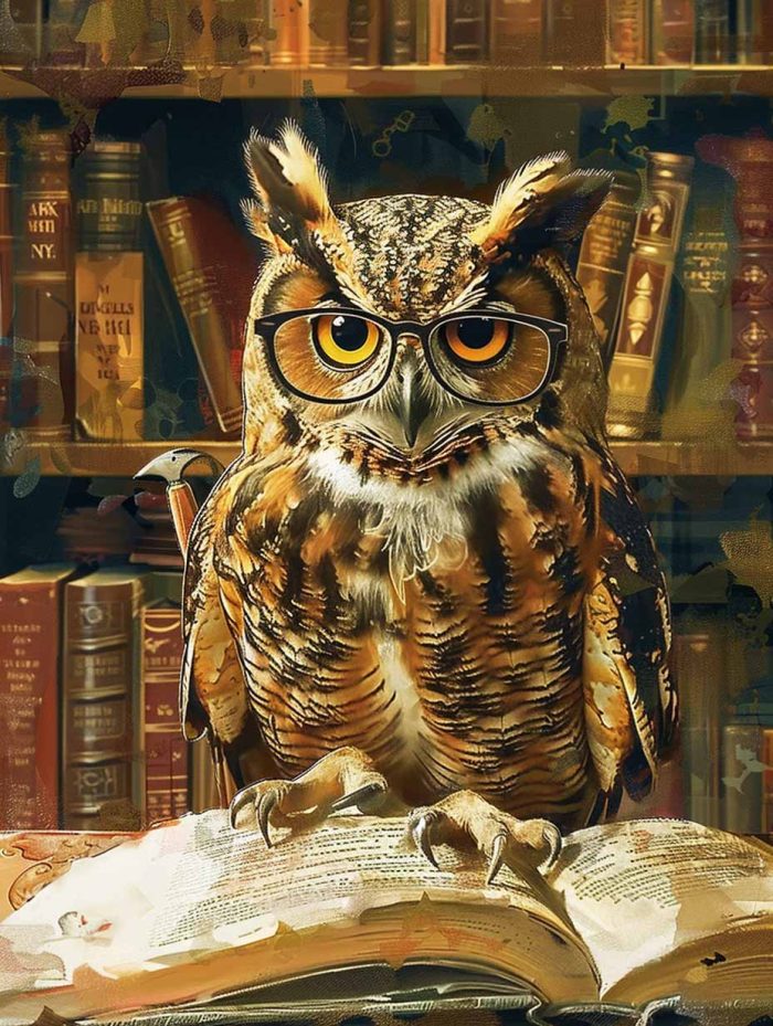 The Librarian Owl