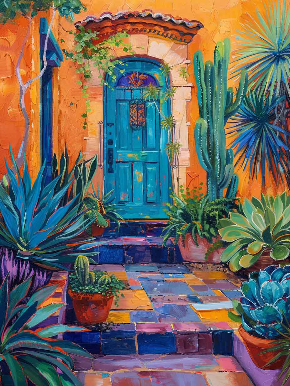 Tropical Garden Doorway
