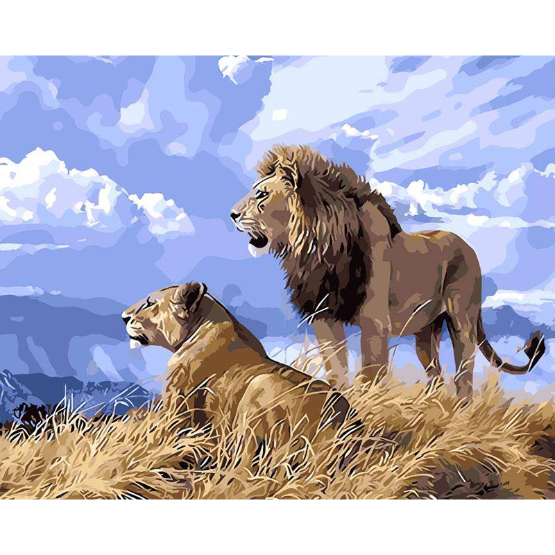A Lion And His Lioness