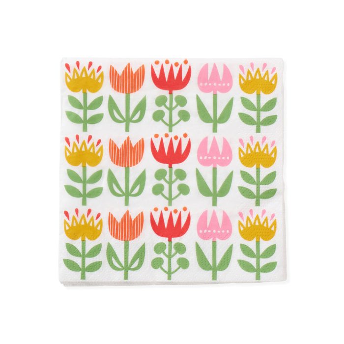 Swedish Tulip Paper Napkins – Set of 20