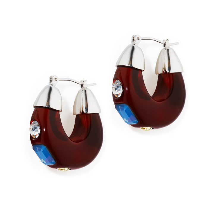YLYL Pope Hoop Earrings – Amber