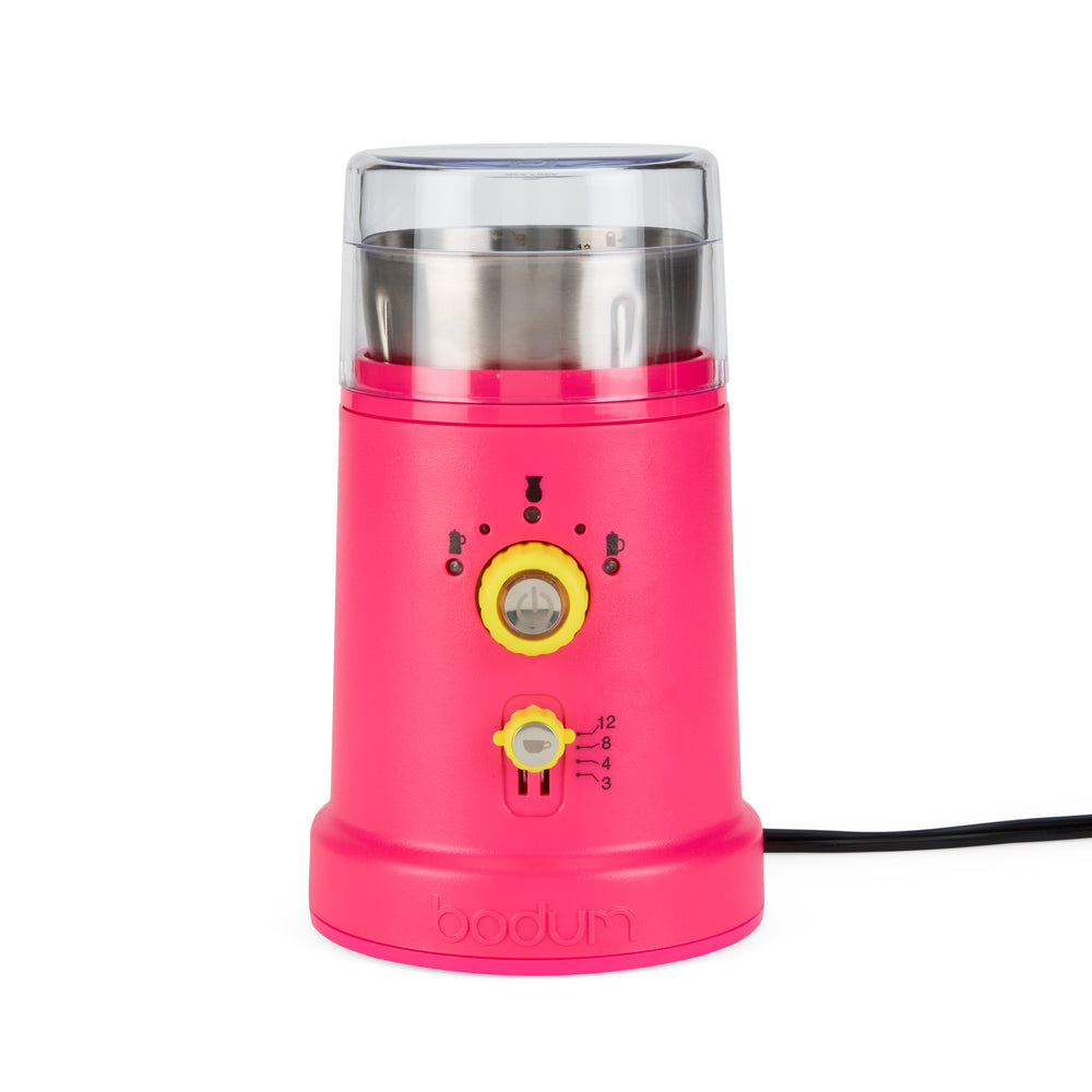 Bodum Adjustable Electric Coffee Grinder – Neon Pink