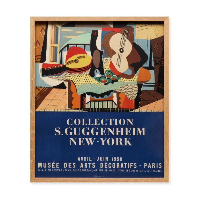 Pablo Picasso Collection Solomon Guggenheim New York Framed Poster