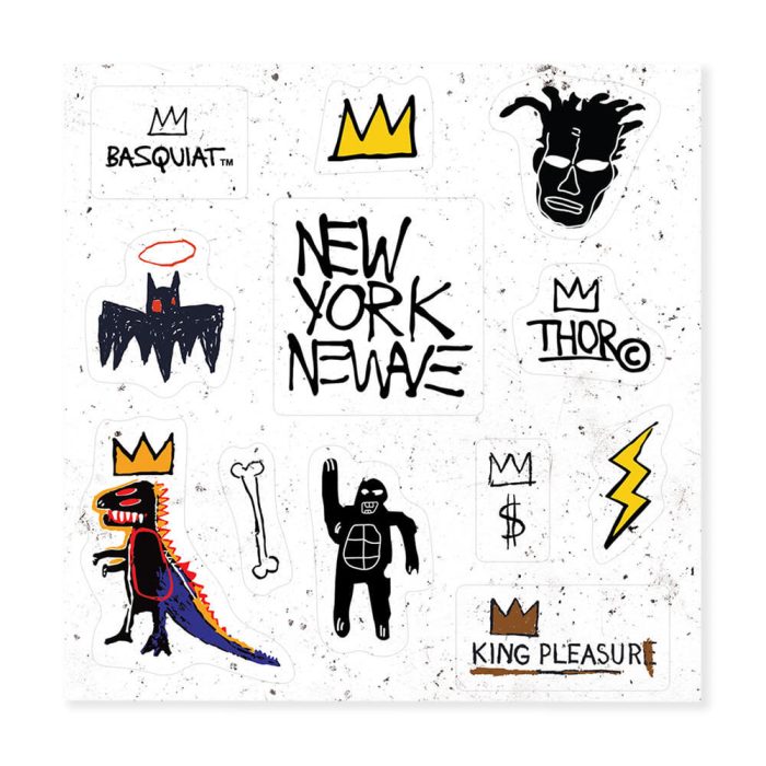 Jean-Michel Basquiat’s Icons Apply Stickers – Set of 12