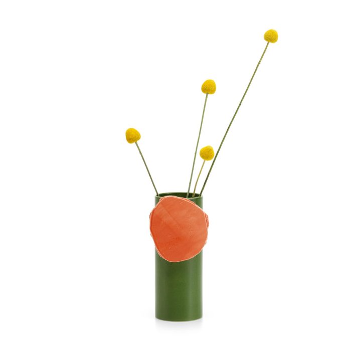 Vitra Découpage Ceramic Vase – Green