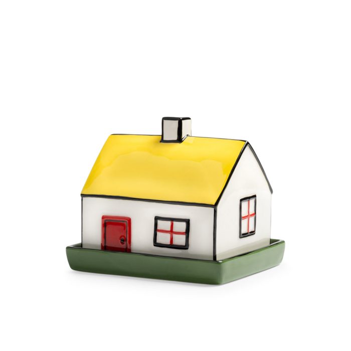 House Ceramic Butter Dish