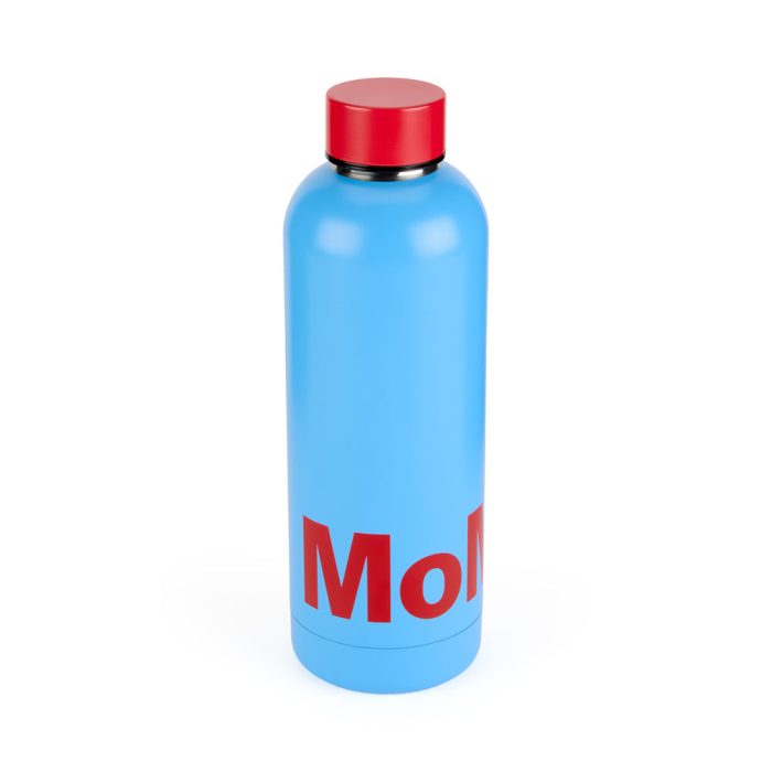 Colorful MoMA Water Bottles – Blue/ Red