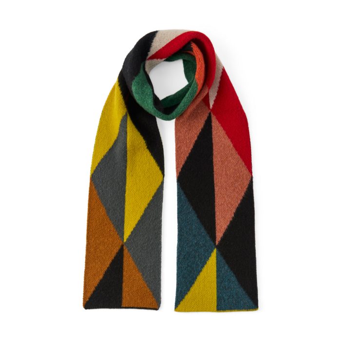 Jo Gordon Brushed Wool Triangle Scarf