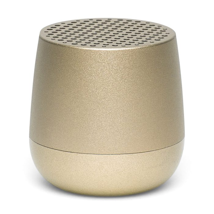 Lexon Mino+ Wireless Charging Speaker – Gold