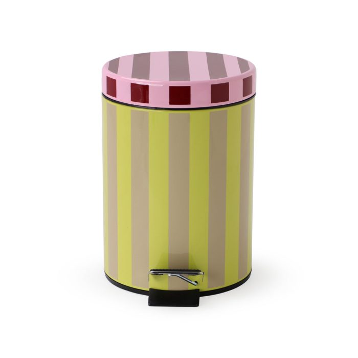 Dusen Dusen Pedal Bathroom Waste Bin – Firefly Stripe