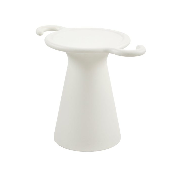 SOS Side Table & Stool from Heller – White