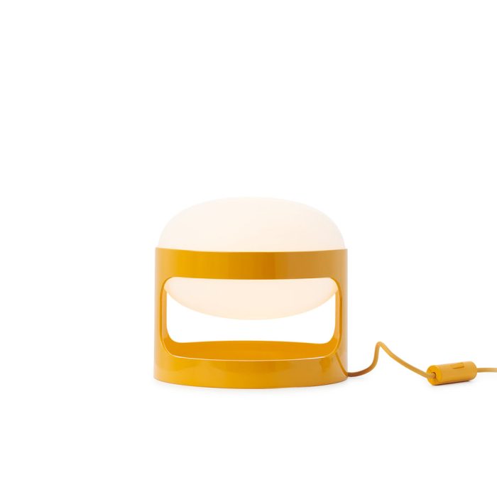 Joe Colombo KD28 Stacking Table Lamp from Kartell – Mustard