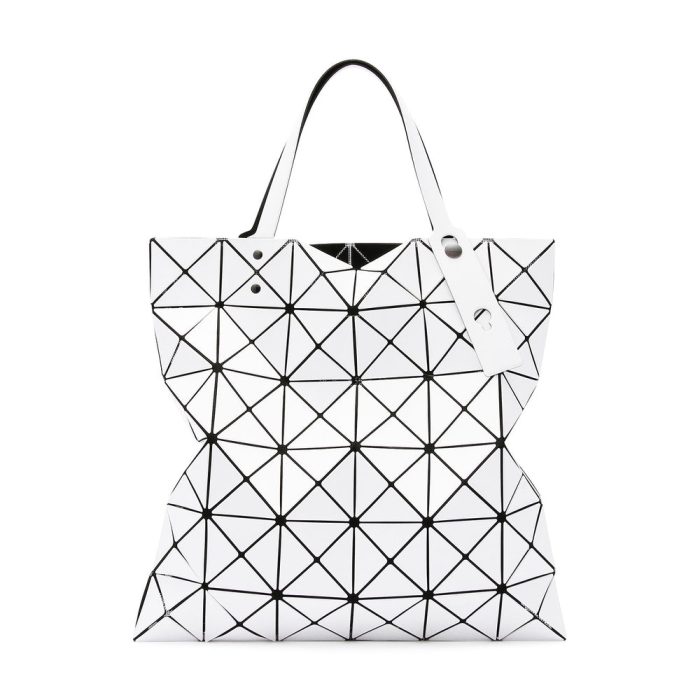 BAO BAO ISSEY MIYAKE Lucent Tote Bag – White