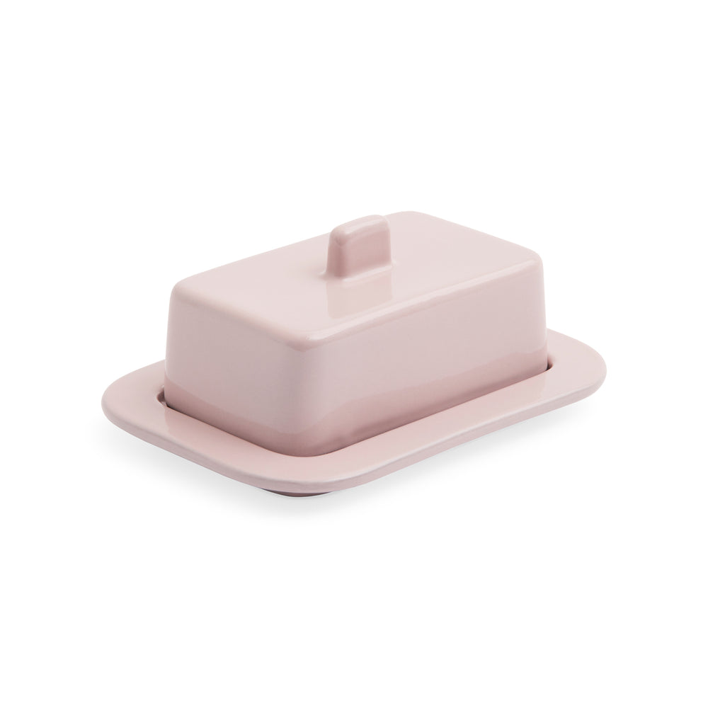 HAY Barro Terracotta Butter Dish – Pink