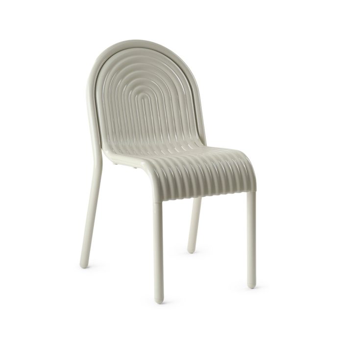 Tom Dixon Groove Outdoor Stacking Side Chair – Putty