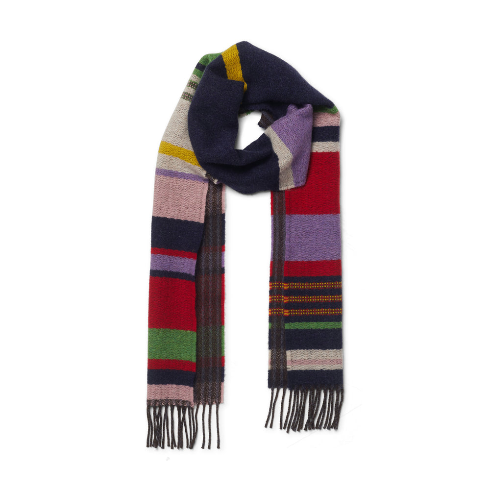 Wallace Sewell Angus Patterned Wool Scarf
