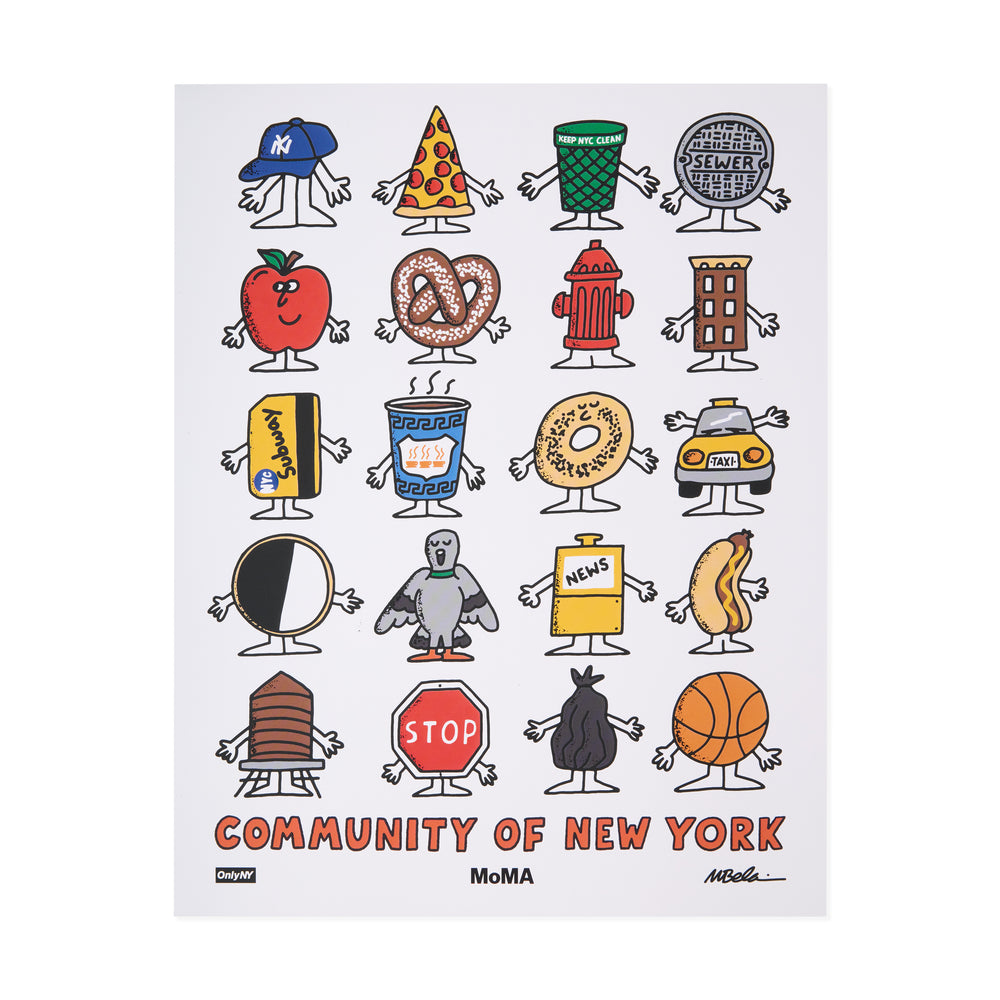 Only NY for MoMA Community of New York Poster