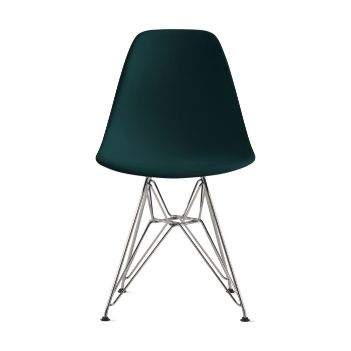 Eames Molded Recycled Plastic Side Chair – Evergreen