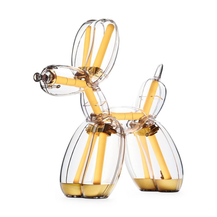 Jeff Koons Balloon Dog LED Lamp from Lexon – Gold