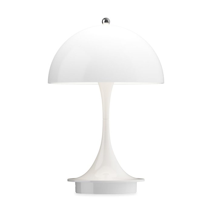 Panthella 160 Portable Table Lamp – White Opal