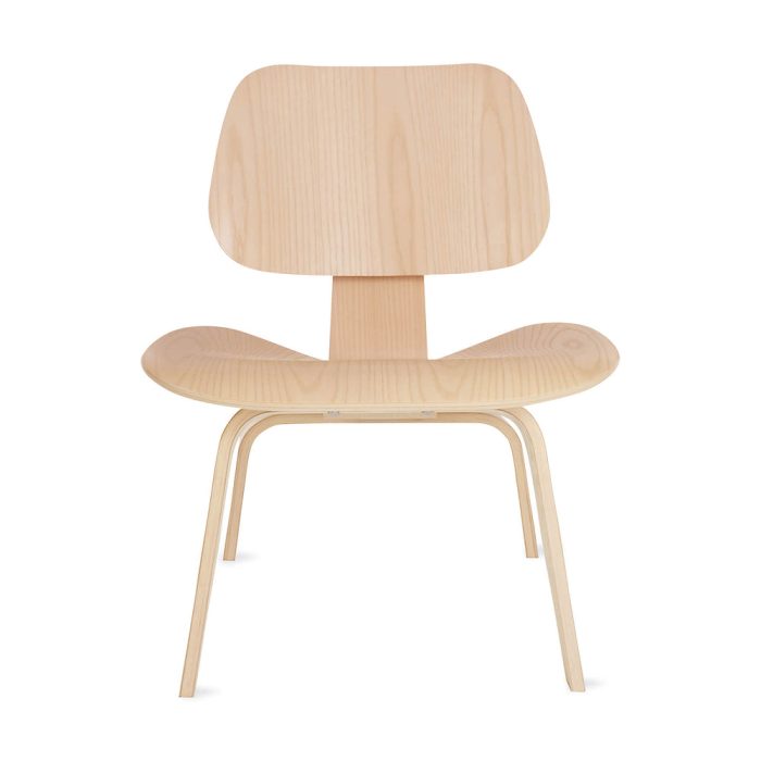 Eames Molded Plywood Lounge Chair (LCW) from Herman Miller – White Ash