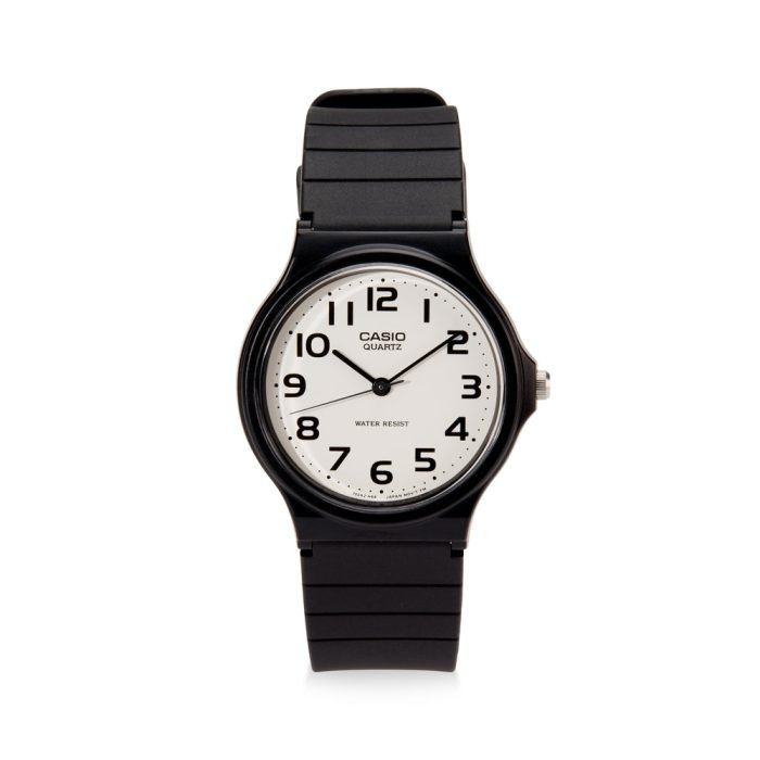 Casio MQ24 Analog Watch – Black/ White