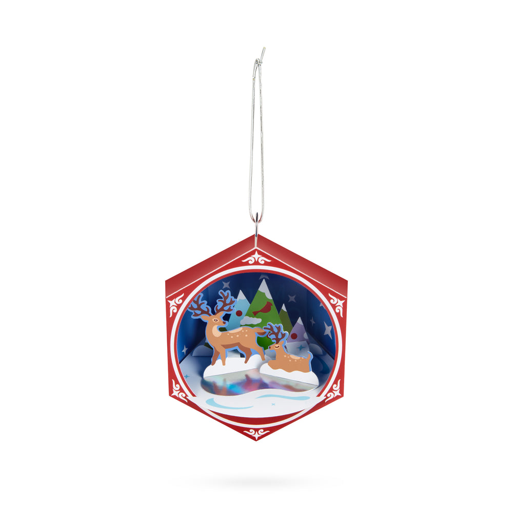 Cheerful Deer Holiday Pop-Up Cards – Set of 8