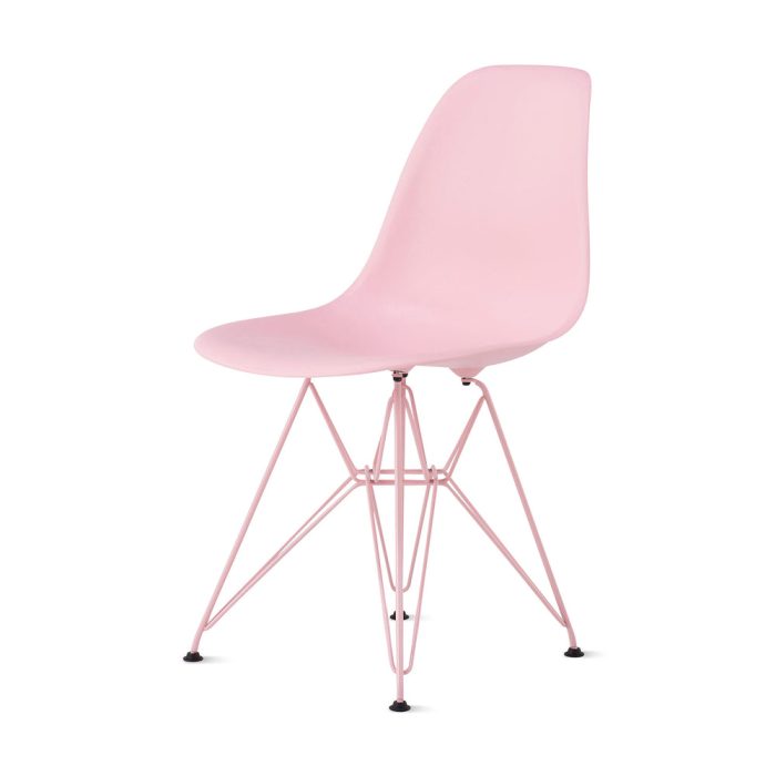 Herman Miller x HAY Eames Molded Recycled Plastic Side Chair – Powder Pink