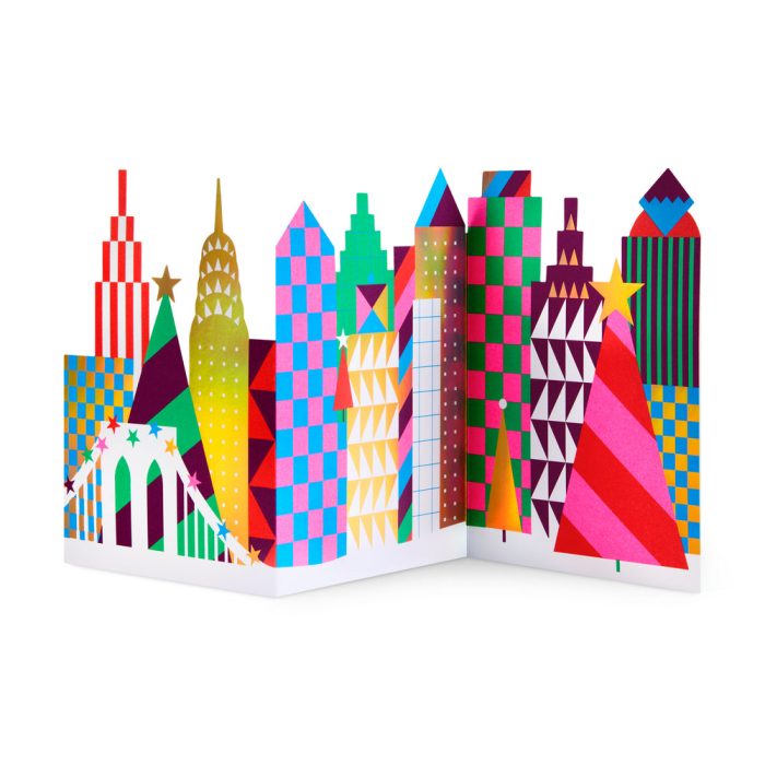 MoMA Pattern Skyline Holiday Cards – Set of 8