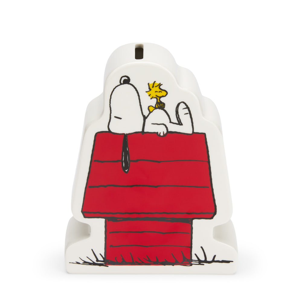 Snoopy Ceramic House Coin Bank