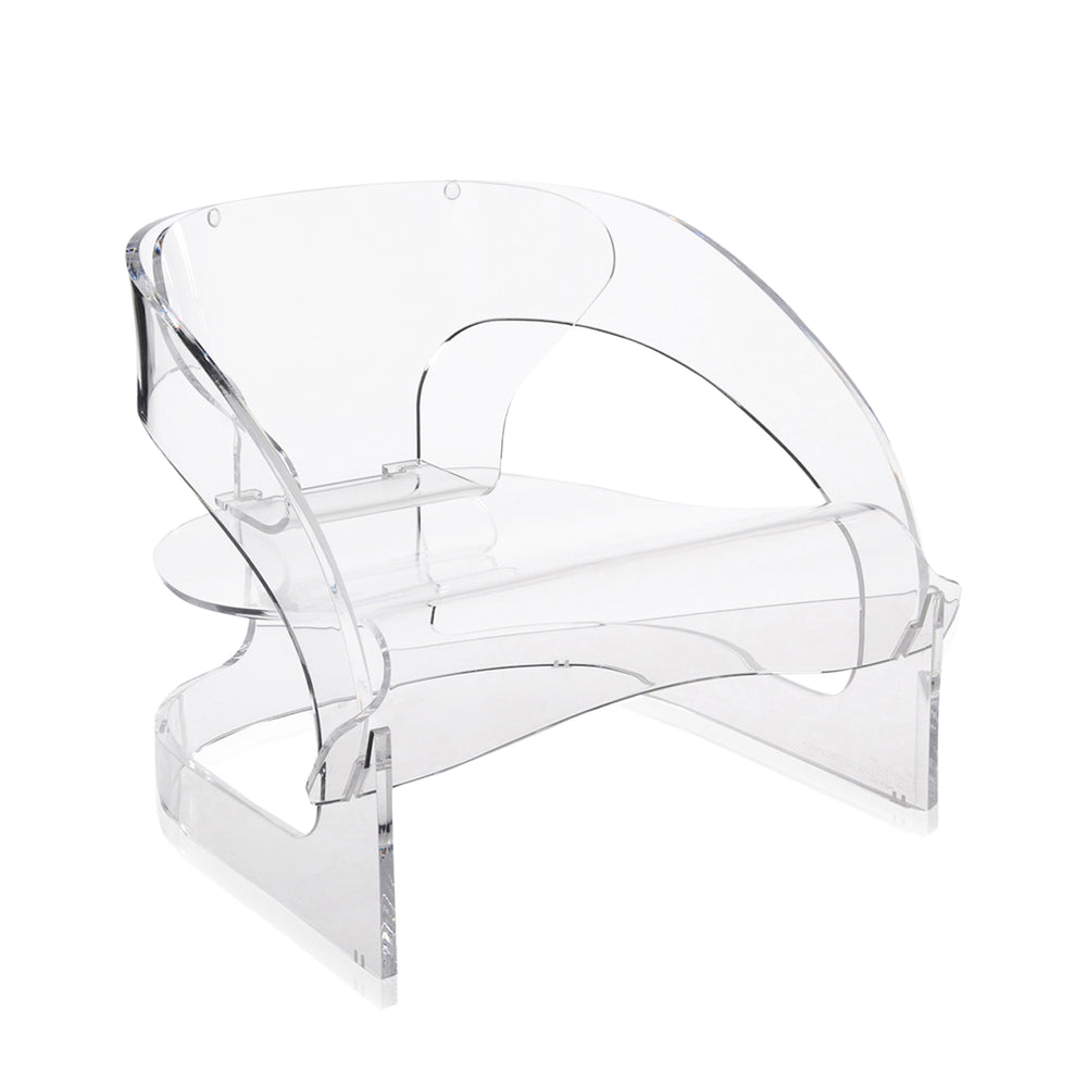 Joe Colombo 4801 Armchair by Kartell – Clear