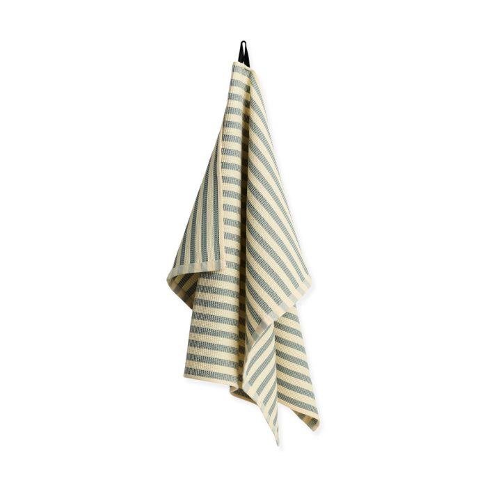 HAY Canteen Tea Towel – Green/ Yellow