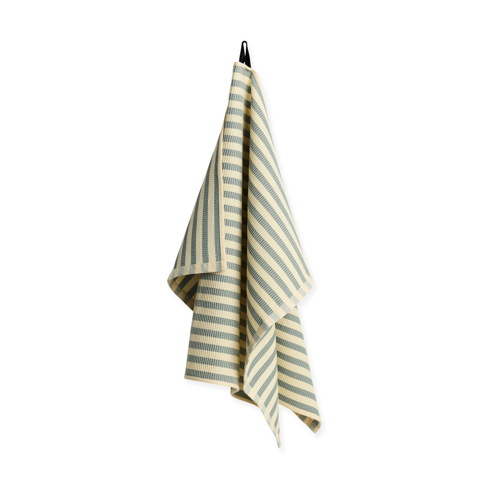 HAY Canteen Tea Towel – Green/ Yellow