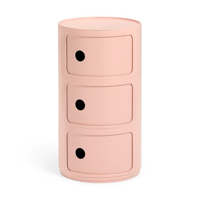 Kartell Bio Componibili 3 Tier Storage – Pink