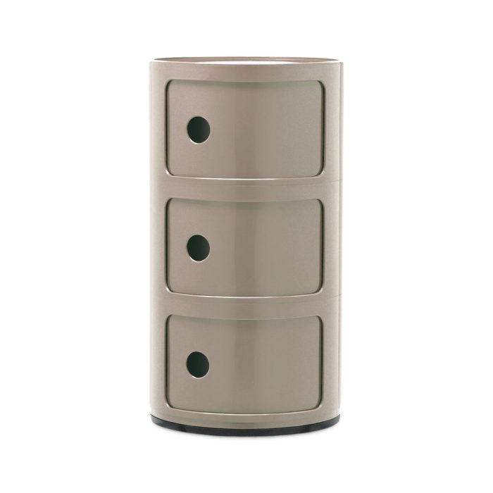 Kartell Componibili 3-Tier Storage – Taupe