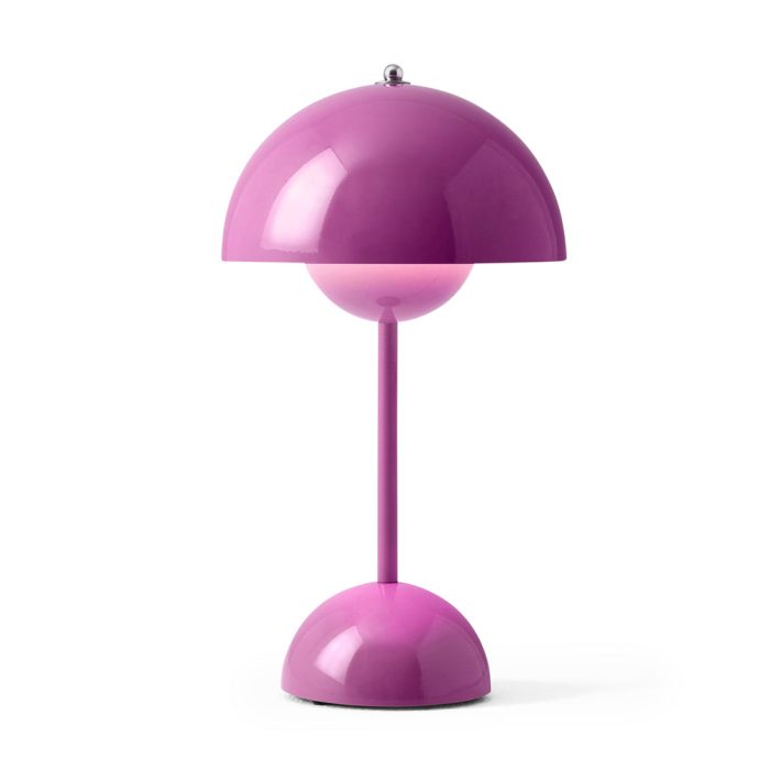 Flowerpot VP9 LED Portable Lamp – Tangy Pink