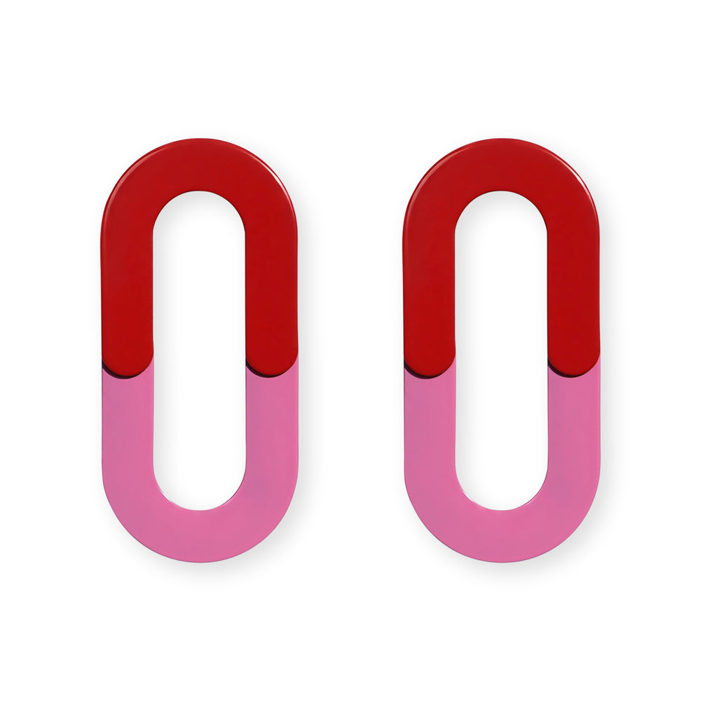 Isuwa Oval Loop Earrings