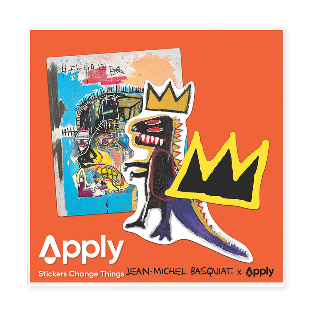 Jean-Michel Basquiat’s Greatest Hits Apply Stickers – Set of 3