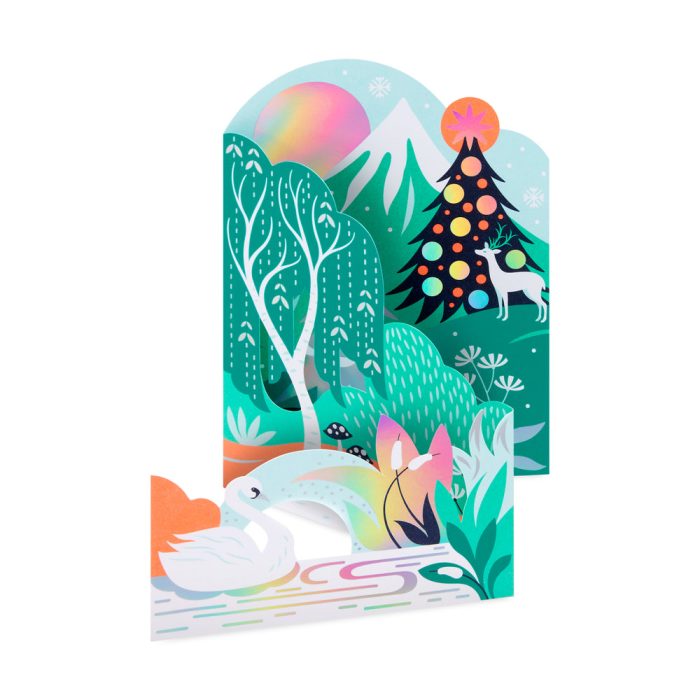 Alpine Glade Holiday Pop-Up Cards – Set of 8